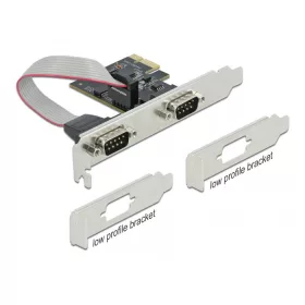   Delock PCI Express Kártya > 2 x RS-232 soros csatlakozó (90001)