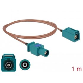   Delock Antennakábel FAKRA Z-dugó > FAKRA Z-hüvely RG-316 1 m
