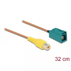   Delock Kábel FAKRA Z hüvely > RCA hüvely RG-179, 32 cm (90008)