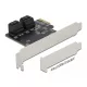 DeLock 4x SATA bővítő kártya PCI-E (90010)