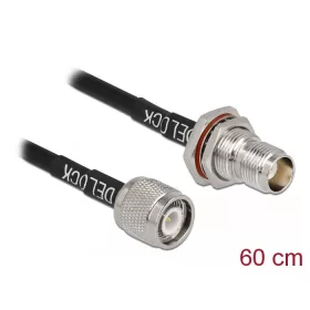   Delock antennakábel TNC-dugó - TNC-hüvely RG-58 0,6m (90012)