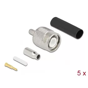   Delock TNC apa RG-174 / RG-316 krimpelésére illeszkedő süllyesztő csővel (90015)