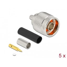   Delock N apa LMR 200 krimpelésére illeszkedő süllyesztő csővel (90020)