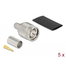   Delock TNC apa RG59 krimpelésére illeszkedő süllyesztő csővel (90030)