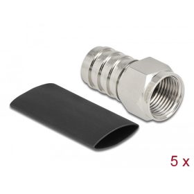   Delock F apa RG59 krimpelésére illeszkedő süllyesztő csővel (90032)