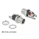 Delock DC csatlakozó anya 5,5 x 2,5 x 12,0 mm-es forrasztott foglalatfej verzióval (90057)