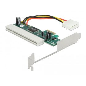   Delock Bővítőkártya PCI Express x1 - 1 x PCI 32 Bit 5 V bővítőhely (90062)