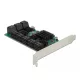 Delock 16 portos SATA PCI Express x4 Kártya