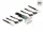 Delock PCI Express 4.0 x16 kártya - 4 x SFF-8639 NVMe - elágazás - alacsony profilú formatényező