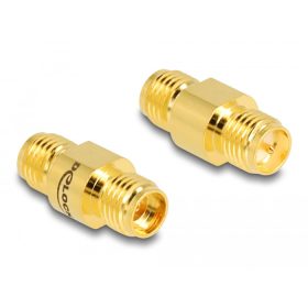   Delock Adapter, RP-SMA csatlakozóhüvely apa SMA csatlakozóhüvely