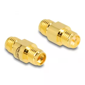   Delock Adapter, RP-SMA csatlakozóhüvely apa SMA csatlakozóhüvely