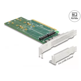   Delock PCI Express 4.0 x16 kártya - 4 x belső NVMe M.2 Key M 110 mm - elágazás - alacsony profilú formatényező