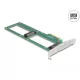 Delock PCI Express 4.0 x8 kártya - 2 x belső U.2 NVMe SFF-8639 (90091)