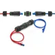 Delock Kábel csatlakoztató RJ45 anya - RJ45 anya Cat.6 M16 cérnával IP68 por és vízhatlan