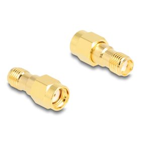   Delock Adapter RP-SMA-dugó apa SMA csatlakozóhüvely HBI59-1 (90203)
