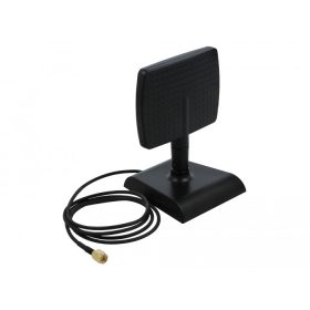   Delock WLAN WiFi 6 Antenna RP-SMA apa 4 - 6 dBi irányított, mágneses talppal dönthető csatlakozóval (90297)