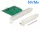 Delock PCI Express x4-kártya > 1 x belső OCuLink SFF-8612 - alacsony profilú formatényező (90307)