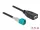 Delock Kábel HSD Z apa - A-típusú USB 2.0 anya 0,5 m (90310)