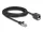 Delock Hálózat bővítő kábel RJ45 apa - RJ45 anya Cat.6A S/FTP 3 m fekete