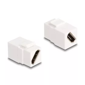   Delock Keystone modul HDMI anya - anya diagonális 8K 60 Hz fehér (90327)