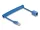 Delock RJ45 tekercses kábelcsatlakozó a jack csatlakozóhoz Cat.6 UTP 0,8 m   1,8 m kék
