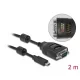 Delock USB Type-C  - soros DB9 adapter 9 LED RS-232 teszterrel (90414)