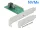 Delock PCI Express x4 Card - 1 x belső NVMe SFF-8643 - alacsony profilú formatényező