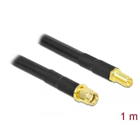   Delock antenna kábel RP-SMA-dugó - RP-SMA-hüvely LMR/CFD300 1m (90462)