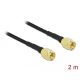 Delock Antennakábel SMA-dugó - SMA-dugó LMR/CFD100, 2 m low loss
