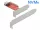 Delock PCI Express x4-kártya - 1 x belső SFF-8654 4i NVMe - alacsony profilú formatényező (90483)