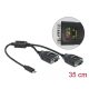 Delock Átalakító USB Type-C    2 x Soros RS-232 DB9 15 kV ESD védelemmel (90494)