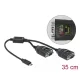 Delock Átalakító USB Type-C    2 x Soros RS-232 DB9 15 kV ESD védelemmel (90494)
