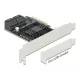 DeLock 5x SATA bővítő kártya PCI-E (90498)