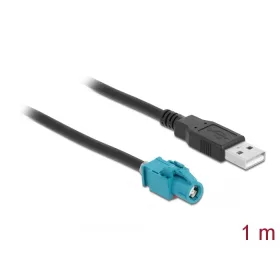   Delock Kábel HSD Z hüvely - A-típusú USB 2.0 apa 1 m (90503)