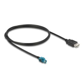   Delock Kábel HSD Z anya - A-típusú USB 2.0 anya 1 m (90563)
