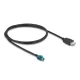 Delock Kábel HSD Z anya - A-típusú USB 2.0 anya 1 m (90563)
