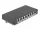Delock Mini asztali patch panel, RJ45 aljzat, 8 port, Cat.6A, árnyékolt, fekete