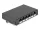 Delock Keystone üres panel, 6 portos, 0,5U, fekete