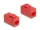 Delock Keystone modul, RJ45-aljzat - RJ45-aljzat, Cat.6A UTP piros (90641)