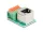 Delock RJ45 anya 90 -ban hajlított   sorkapocs lenyomó gombbal Cat.5e (90653)