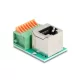 Delock RJ45 anya 90 -ban hajlított   sorkapocs lenyomó gombbal Cat.5e (90653)
