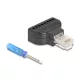 Delock RJ45 apa   sorkapocs csavarhúzóval Cat.5e (90654)