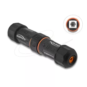 Delock Kábelcsatlakozó F aljzat   F aljzat, vízálló