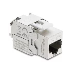   Delock Keystone modul RJ45 aljzat   LSA Cat.8.1, árnyékolt, szerszám nélküli