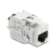 Delock Keystone modul RJ45 aljzat   LSA Cat.8.1, árnyékolt, szerszám nélküli