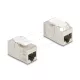 Delock Keystone modul összekötő RJ45 aljzat RJ45 aljzat, Cat.6A árnyékolt