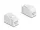 Delock Keystone modul összekötő RJ45 aljzat RJ45 aljzat, Cat.6A UTP, fehér