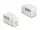 Delock Keystone modul RJ45 aljzat LSA, Cat.6A UTP 90  szerszám nélküli