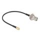 Delock Antennakábel TNC-hüvely apa SMB-dugó RG-174, 20 cm