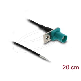   Delock Antenna kábel FAKRA Z csatlakozó nyílt kábelekhez 1,13 - 20 cm 1 előrelyukasztott nyílással